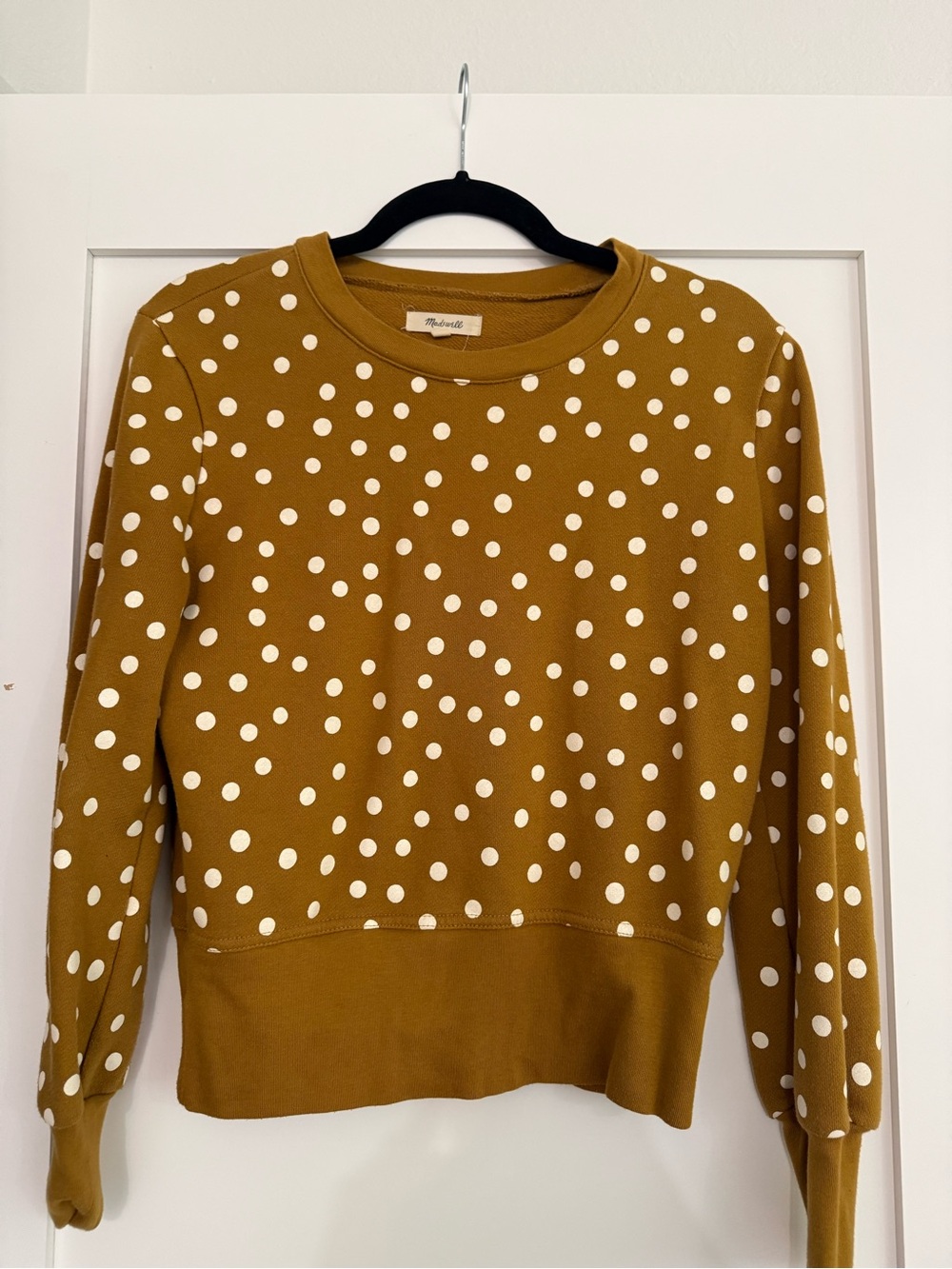 Madewell Mustard Crewneck Sweatshirt